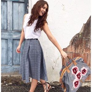 Anthropologie Ranna Gill Aven Midi Skirt